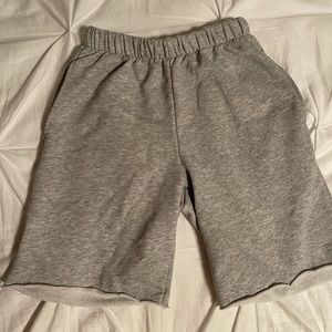 Women’s Gray Sweat-shorts